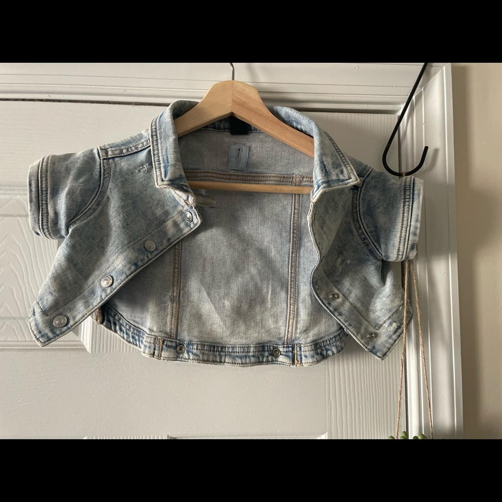 American Eagle Dog Denim Jacket